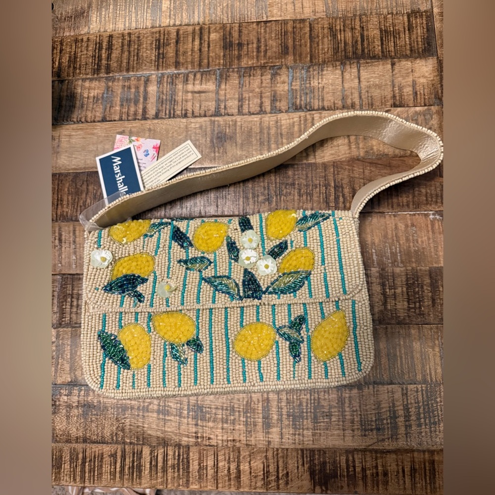 NWT Viral Beaded Lemon Shoulder Bag - Marshall’s